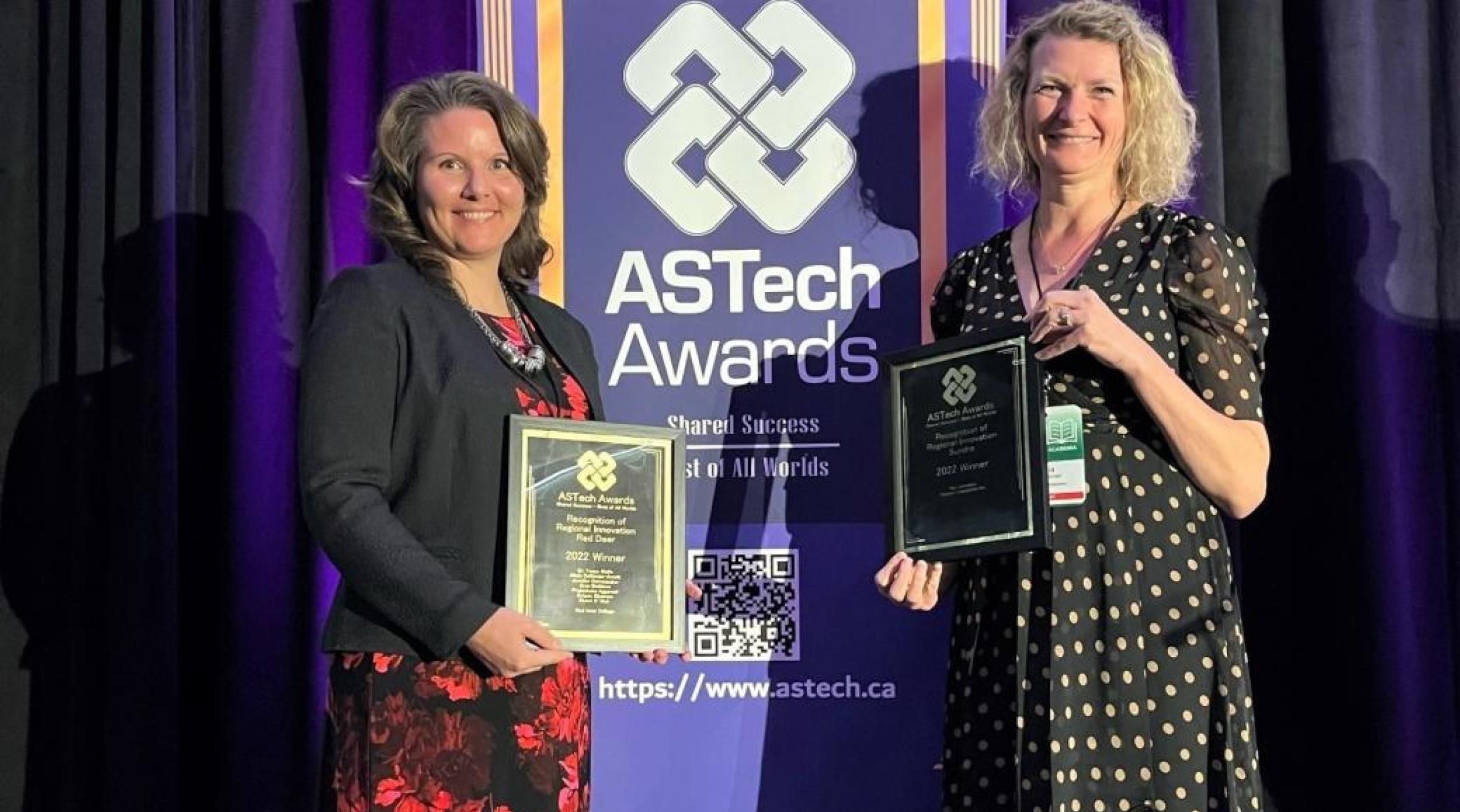 Dr. Tonya Wolfe accepts ASTech Award