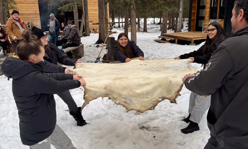 Students participating in a Red Hot Science land camp, December 2024